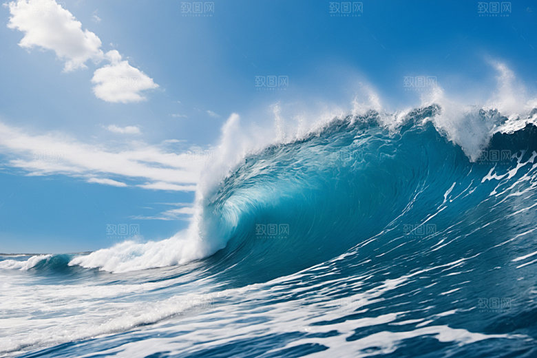 海浪海水高清摄影图