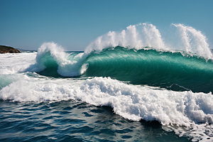 海浪高清浪花摄影图