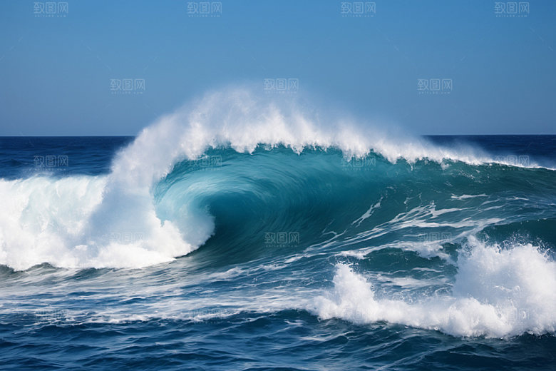 海浪海水高清摄影图