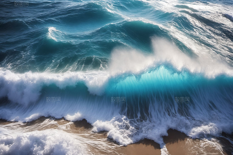 海浪自然高清摄影图