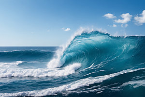 海浪高清自然摄影图