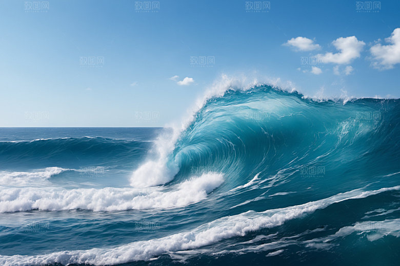 海浪高清自然摄影图