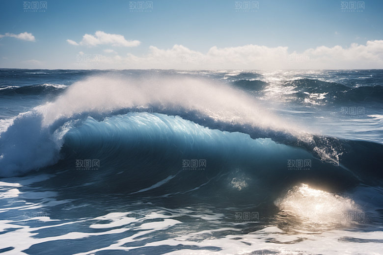 海浪高清浪花摄影图