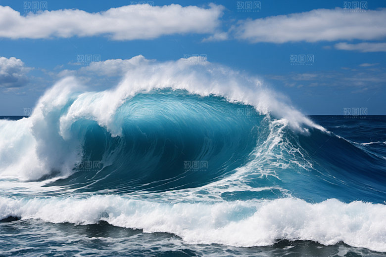 海浪高清海水摄影图