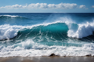 海浪自然高清摄影图