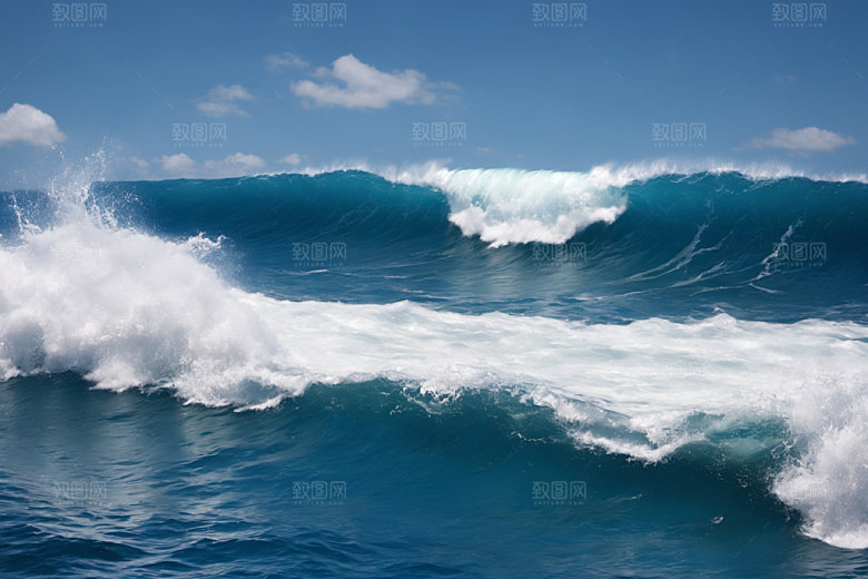 海浪高清浪花摄影图