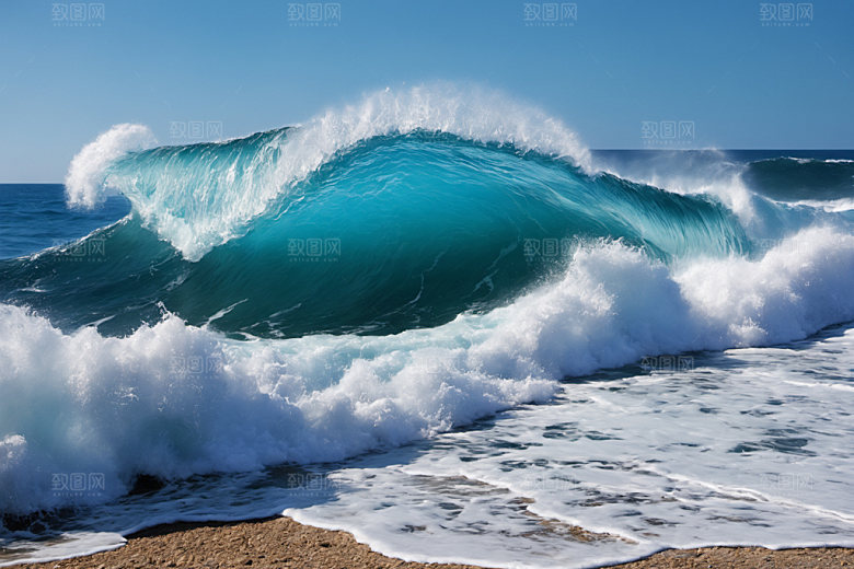 海浪高清自然摄影图