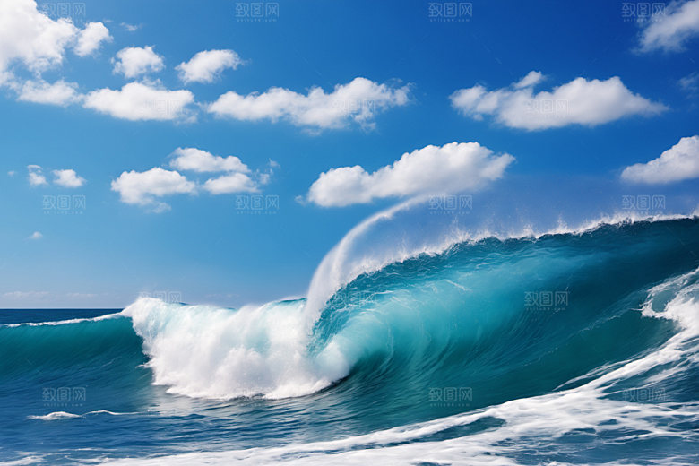 海浪海水高清摄影图