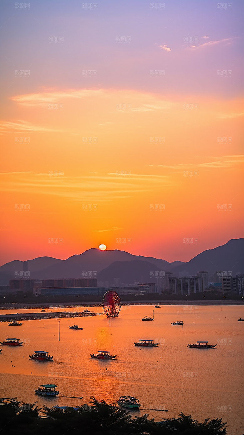海南景色度假摄影图