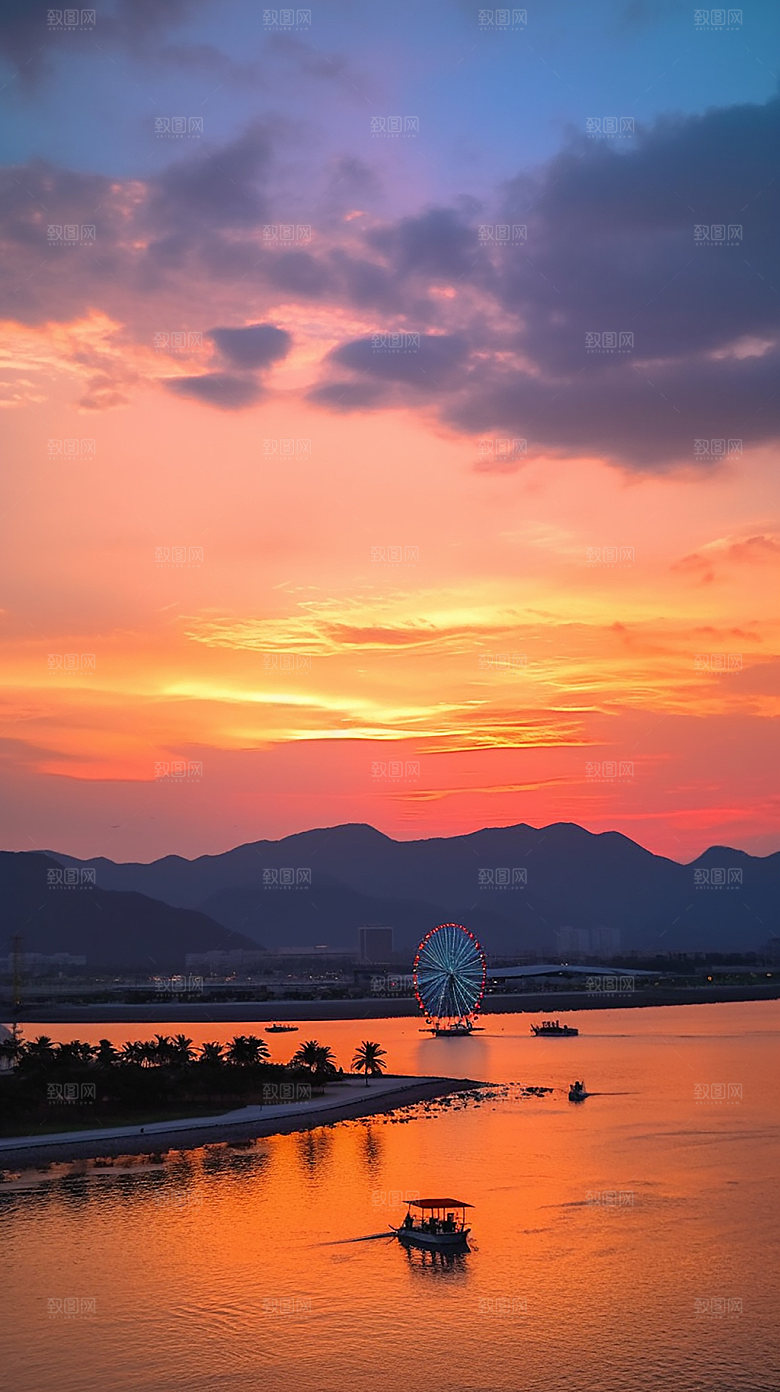 海南三亚海边摄影图