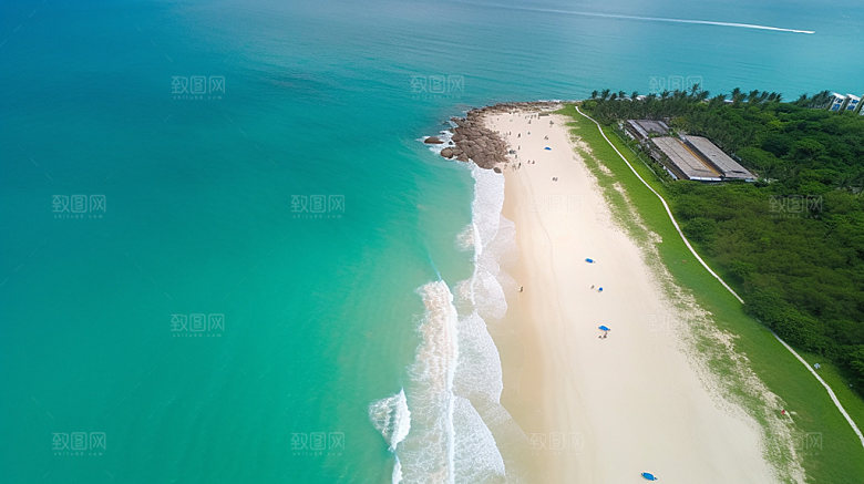 海南大海高清摄影图