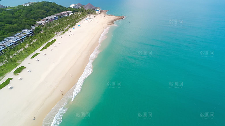 海南三亚海边摄影图