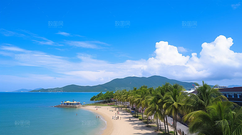海南景色三亚摄影图