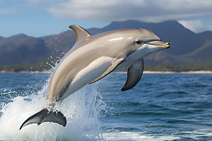 海豚保护动物环保摄影图