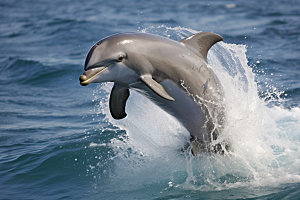 海豚生态自然摄影图
