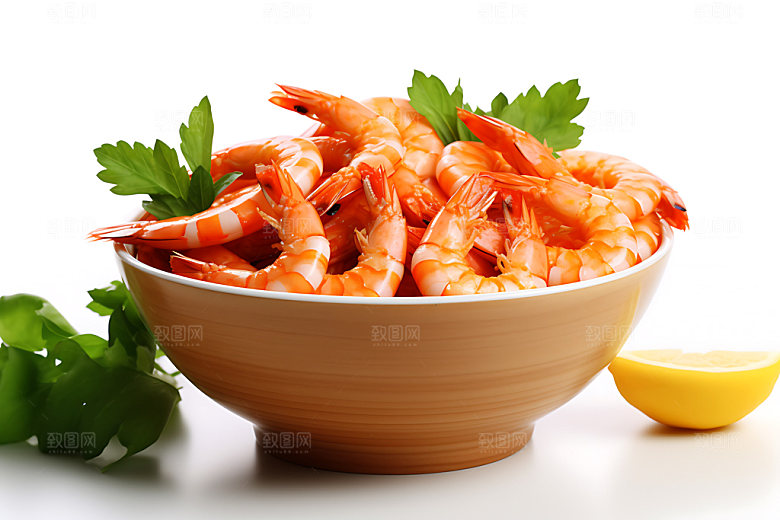 海鲜拼盘高清美味摄影图