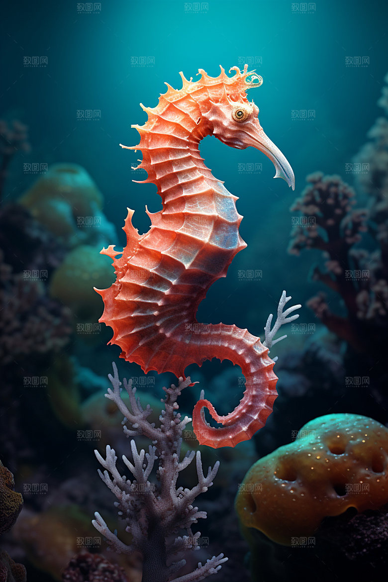 海洋生物海底世界环保素材