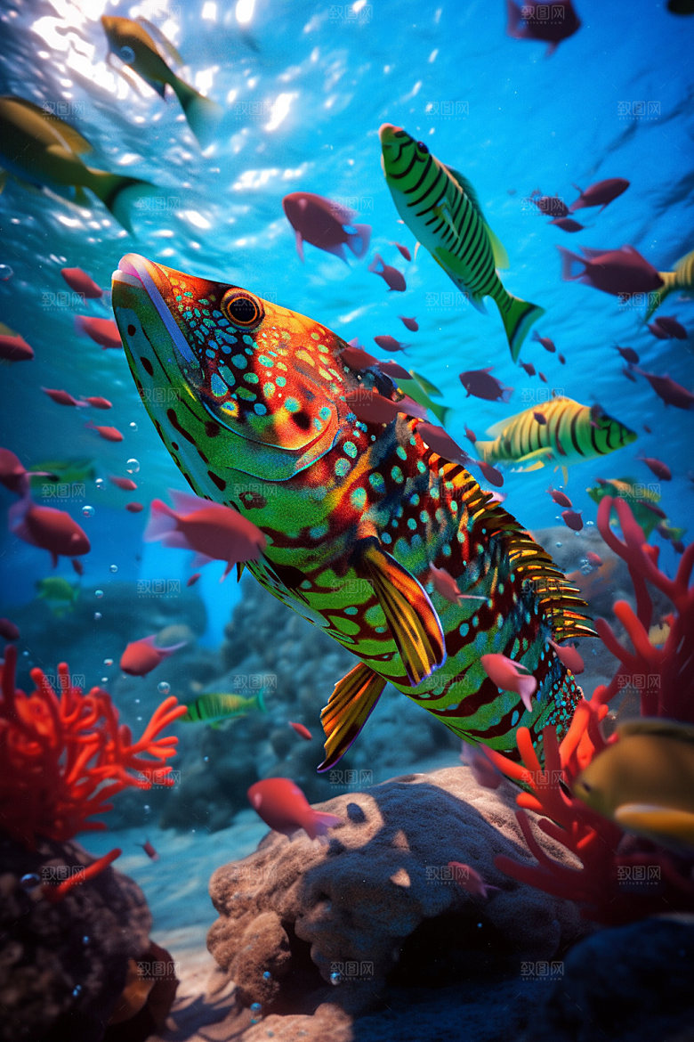 海洋生物环保生态素材