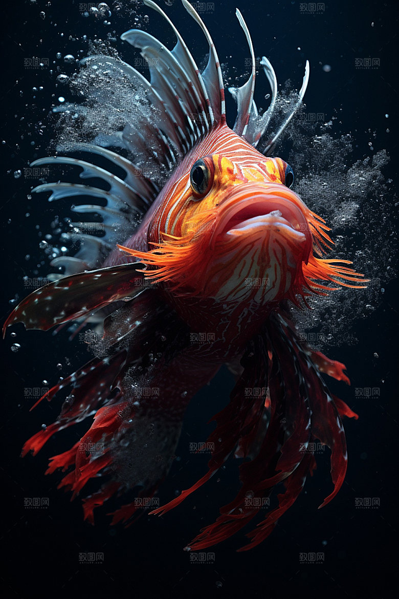 海洋生物游泳自然素材