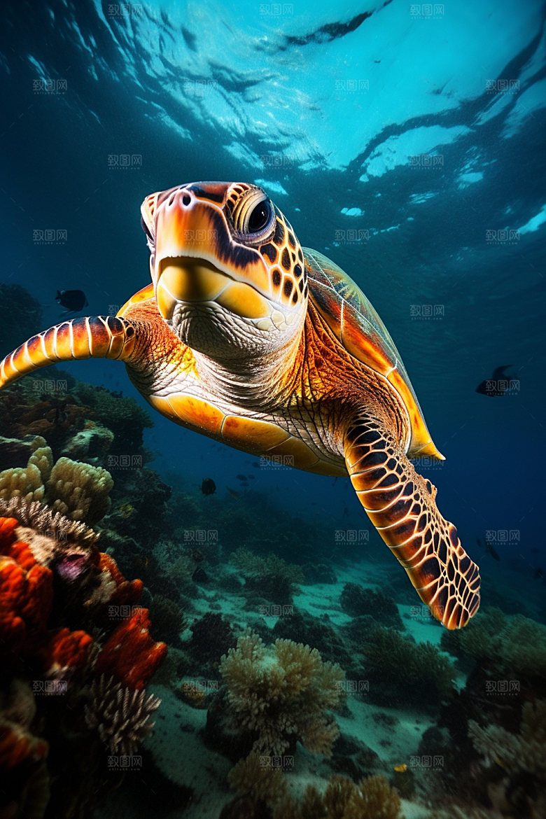 海洋生物环保高清素材