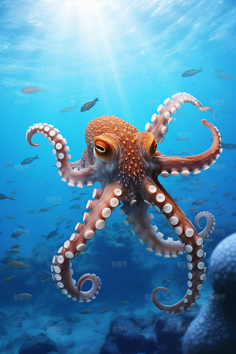 海洋生物游泳动物素材
