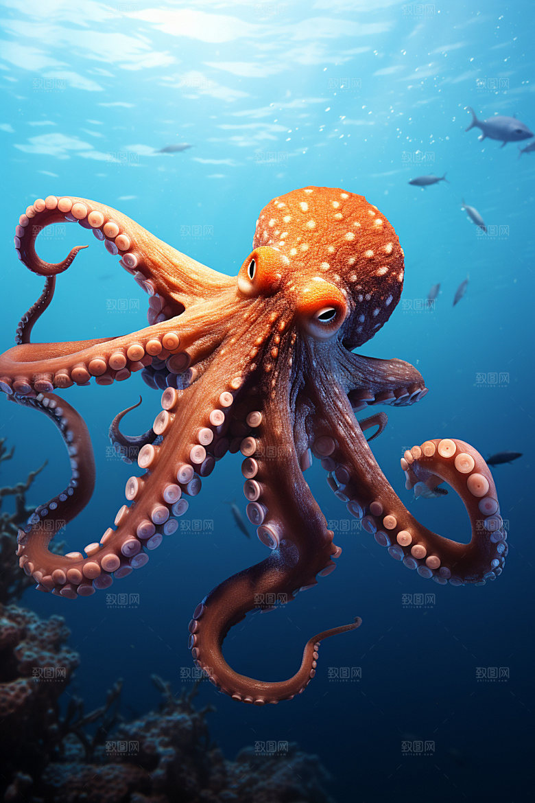 海洋生物海底世界水下素材