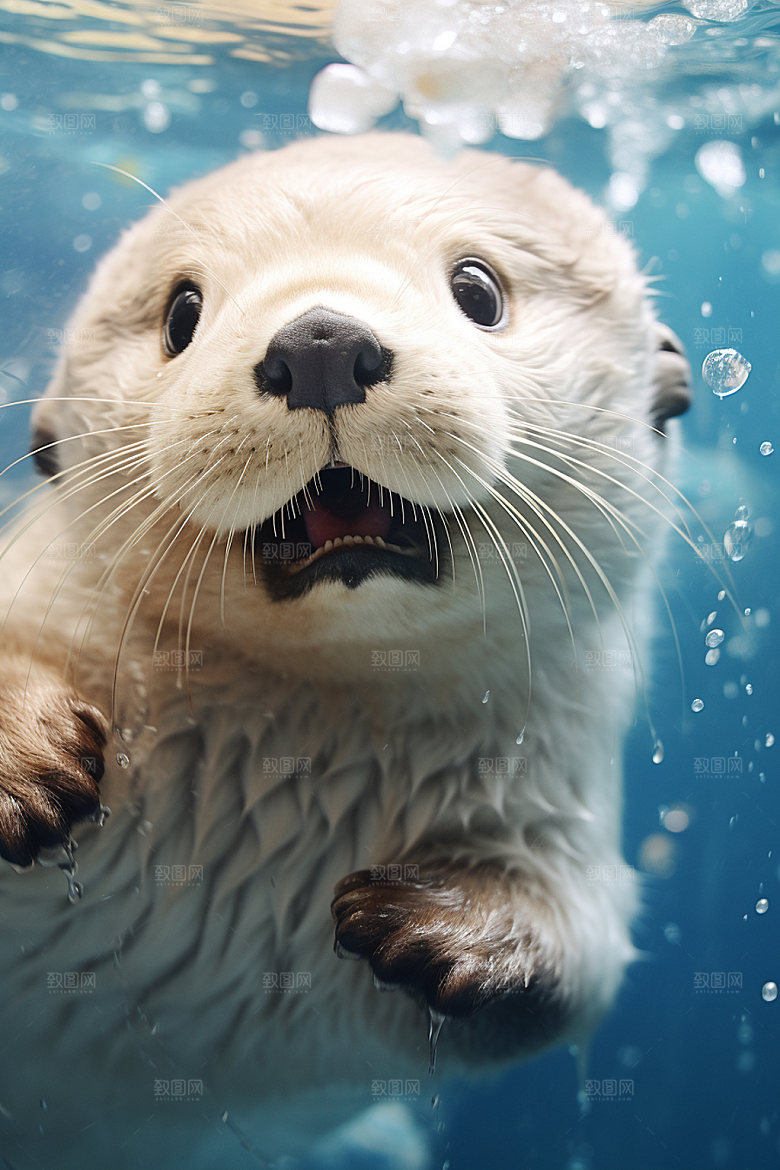 海洋生物游泳水下素材