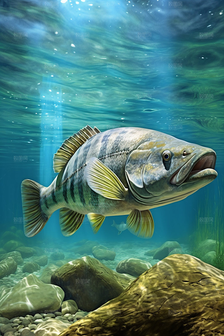 海洋生物游泳自然素材