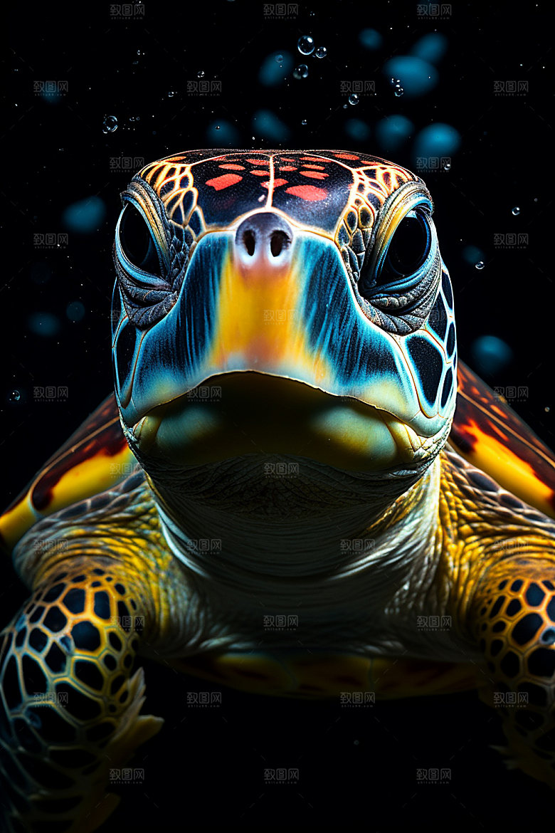 海洋生物游泳水下素材