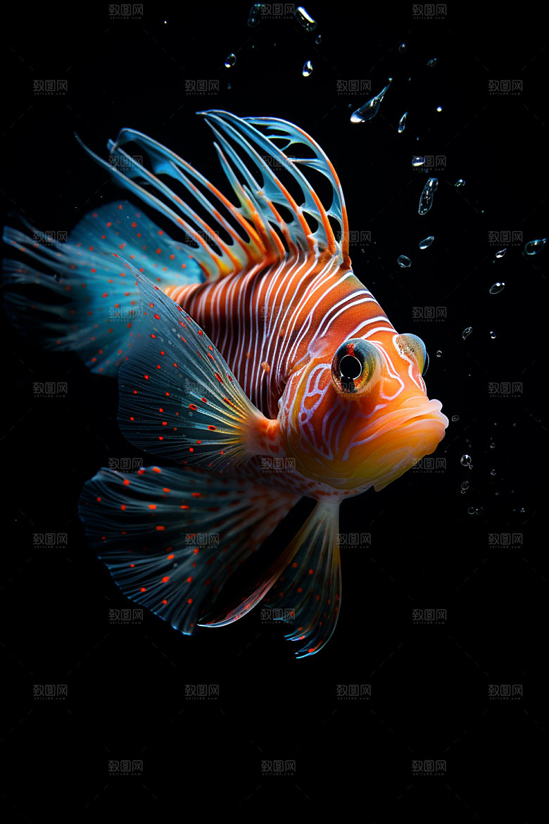 海洋生物水下游泳素材