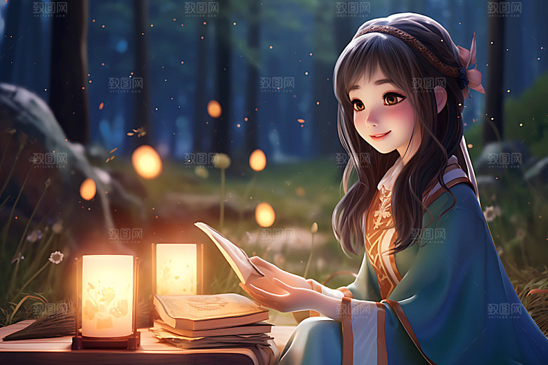 汉服露营3D野营模型