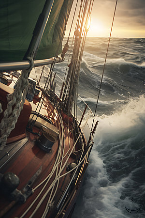 帆船高清航海素材