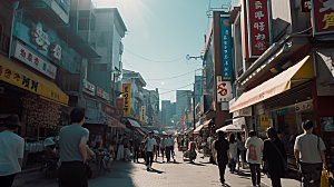 韩国风光出境游摄影图
