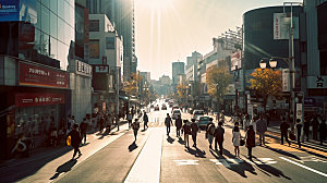 韩国国外城市摄影图