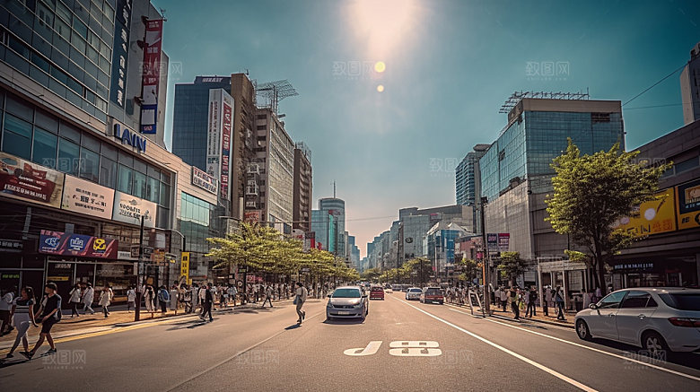 韩国风光出国游摄影图