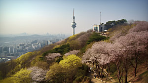 韩国度假出境游摄影图