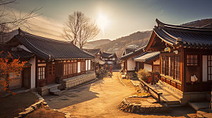 韩国旅游城市摄影图