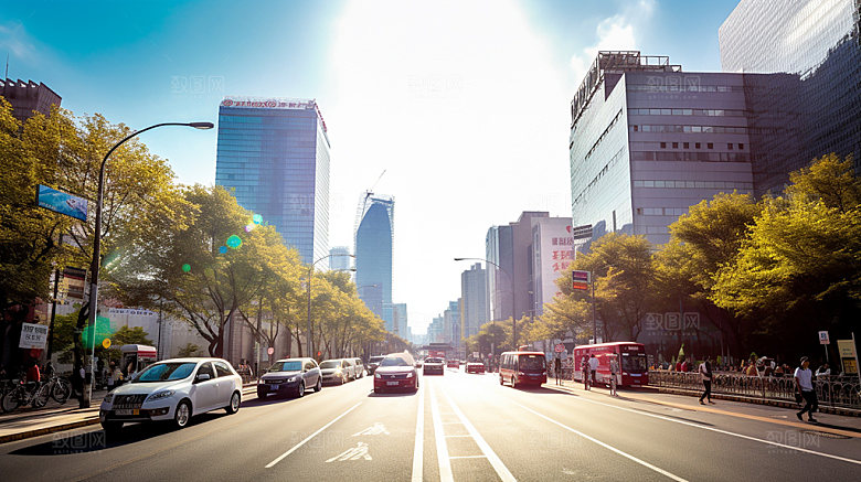 韩国旅游城市摄影图