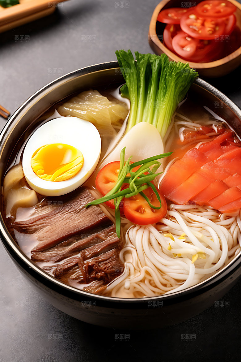 朝鲜冷面韩国冷面韩国料理摄影图