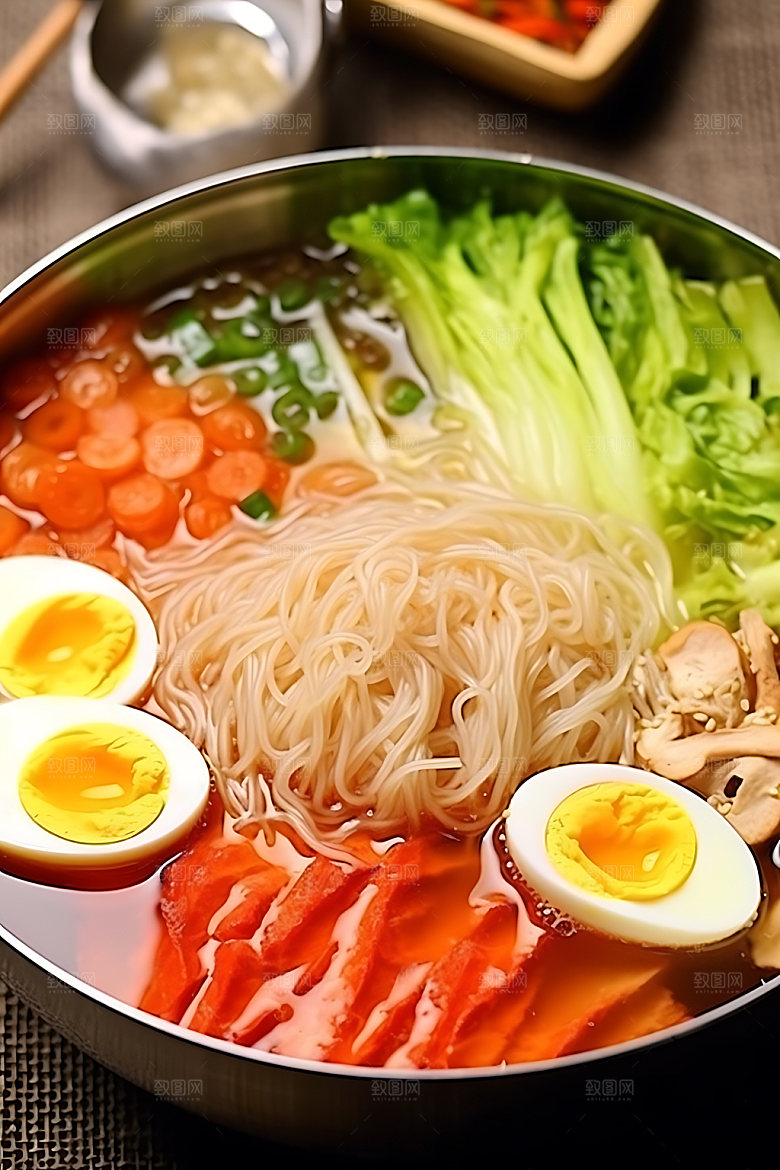 朝鲜冷面面食面条摄影图