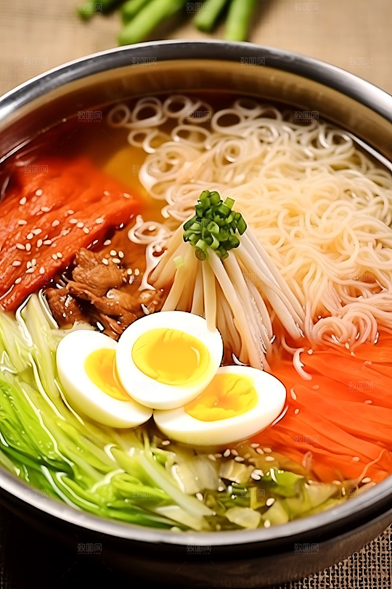 朝鲜冷面面条韩国冷面摄影图