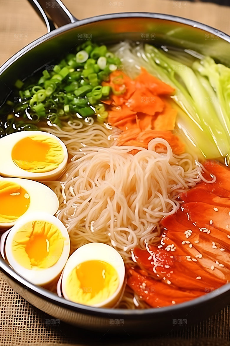 朝鲜冷面美味凉面摄影图