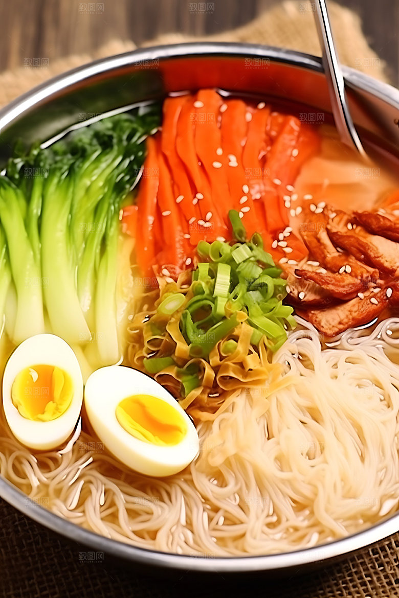 朝鲜冷面韩国冷面传统美食摄影图