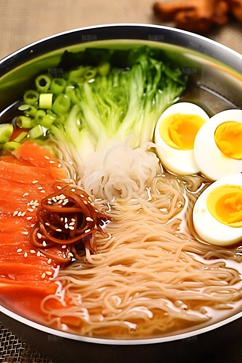 朝鲜冷面凉面韩国料理摄影图