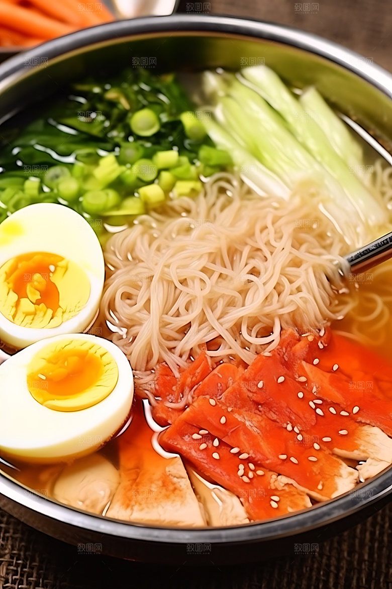 朝鲜冷面面食韩国料理摄影图