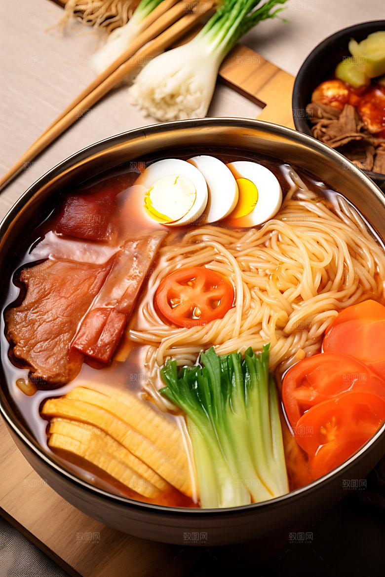 朝鲜冷面凉面面条摄影图