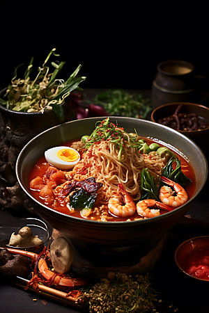 韩国料理高清石锅摄影图