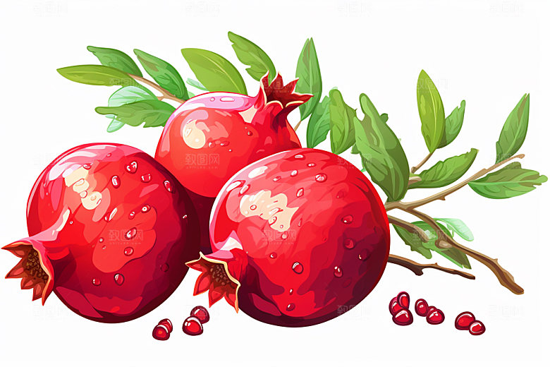 寒露手绘文艺插画