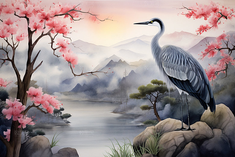 寒露手绘文艺插画