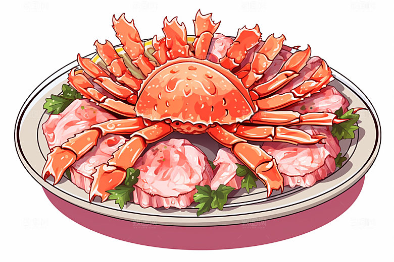 寒露节气传统插画